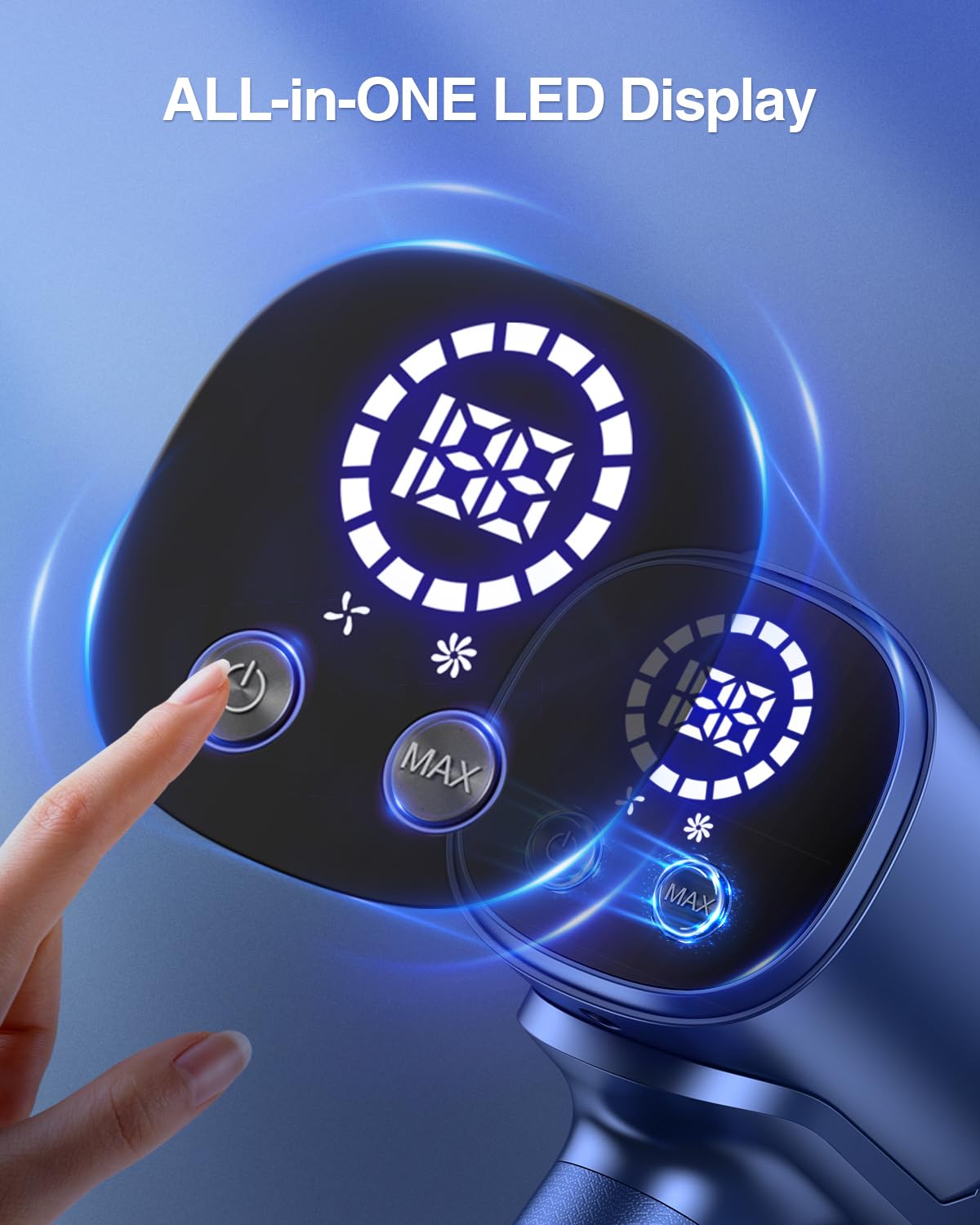 Natrogix Cordless Vacuum Cleaner, 35Kpa Vacuum Cleaners For Home, Lightweight Household Stick Vacuum Cleaner, Led Display, Recha